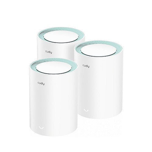 Cudy Mesh AC1200 Dual Band Gigabit Wi-Fi 3-Pack M1300 Cudy Mesh AC1200 Dual Band Gigabit Wi-Fi 3-Pack M1300